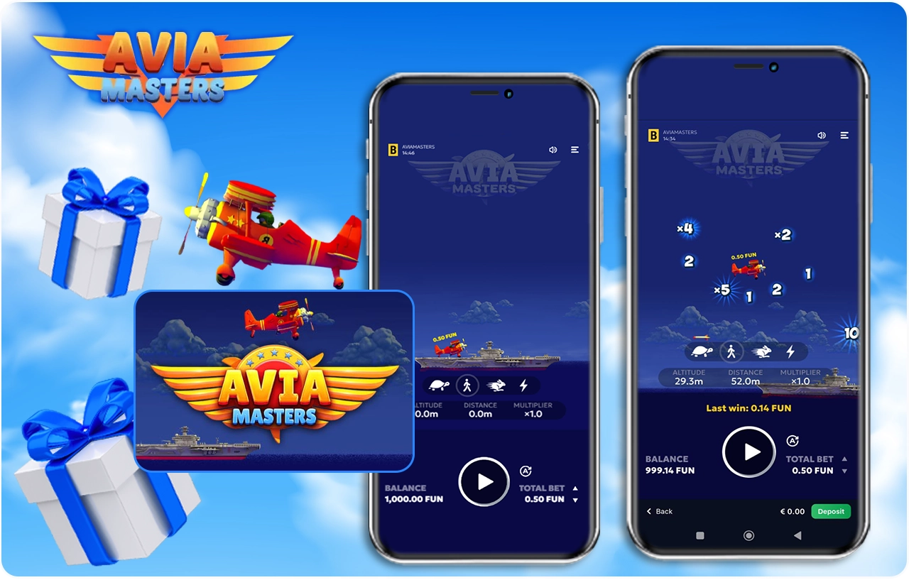 Bonuses in Avia Masters App